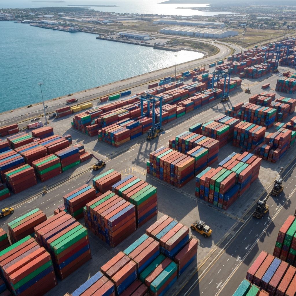 Logistics background